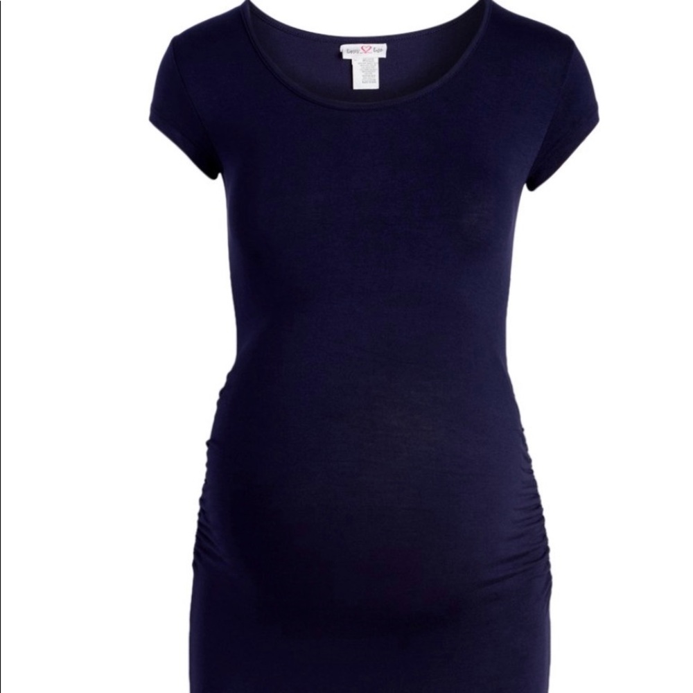 Beautiful black maxi maternity dress